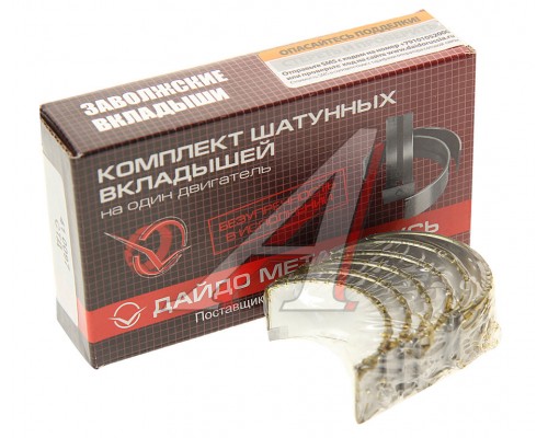 Вкладыши DAEWOO Matiz (0.8) шатунные d+0.00 комплект (6шт.)  ДАЙДО МЕТАЛЛ РУСЬ