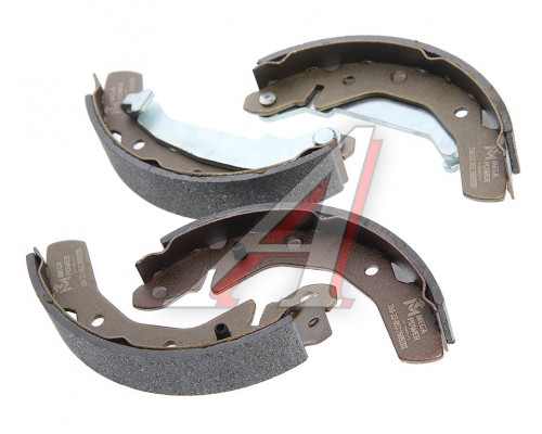 Колодки тормозные DAEWOO Matiz (98-) CHEVROLET Spark (05-) задние барабанные (4шт.) MEGAPOWER