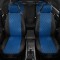 Авточехлы DAEWOO Nexia (08-) экокожа черно-синие ромб комплект AVTOLIDER
