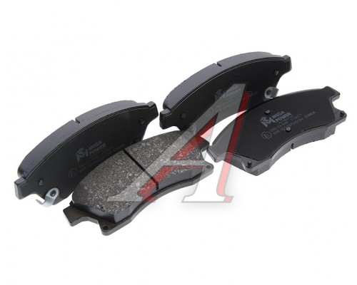 Колодки тормозные CHEVROLET Cruze (09-) OPEL Astra J передние (R15) (4шт.) MEGAPOWER