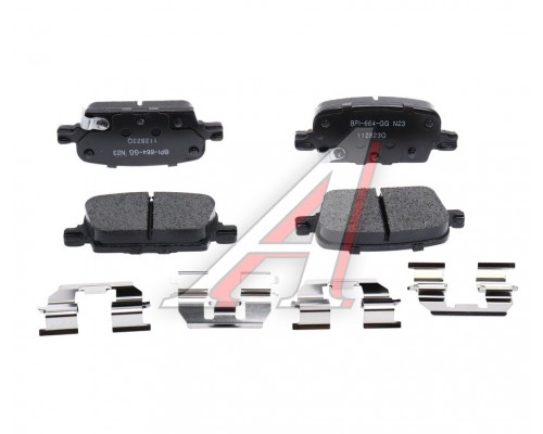 Колодки тормозные CHEVROLET Malibu (06-) задние RAYBESTOS