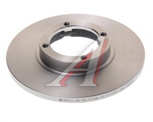 Диск тормозной DAEWOO Matiz (98-) CHEVROLET Spark (05-) передний (1шт.) BOSCH
