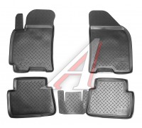 Коврик салона CHEVROLET Lacetti (04-) полиуретан (4 предм.) NORPLAST