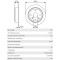 Диск тормозной CHEVROLET Lacetti (03-) задний (1шт.) BOSCH