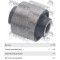 Сайлентблок CHEVROLET Epica (V200) цапфы задней FEBEST